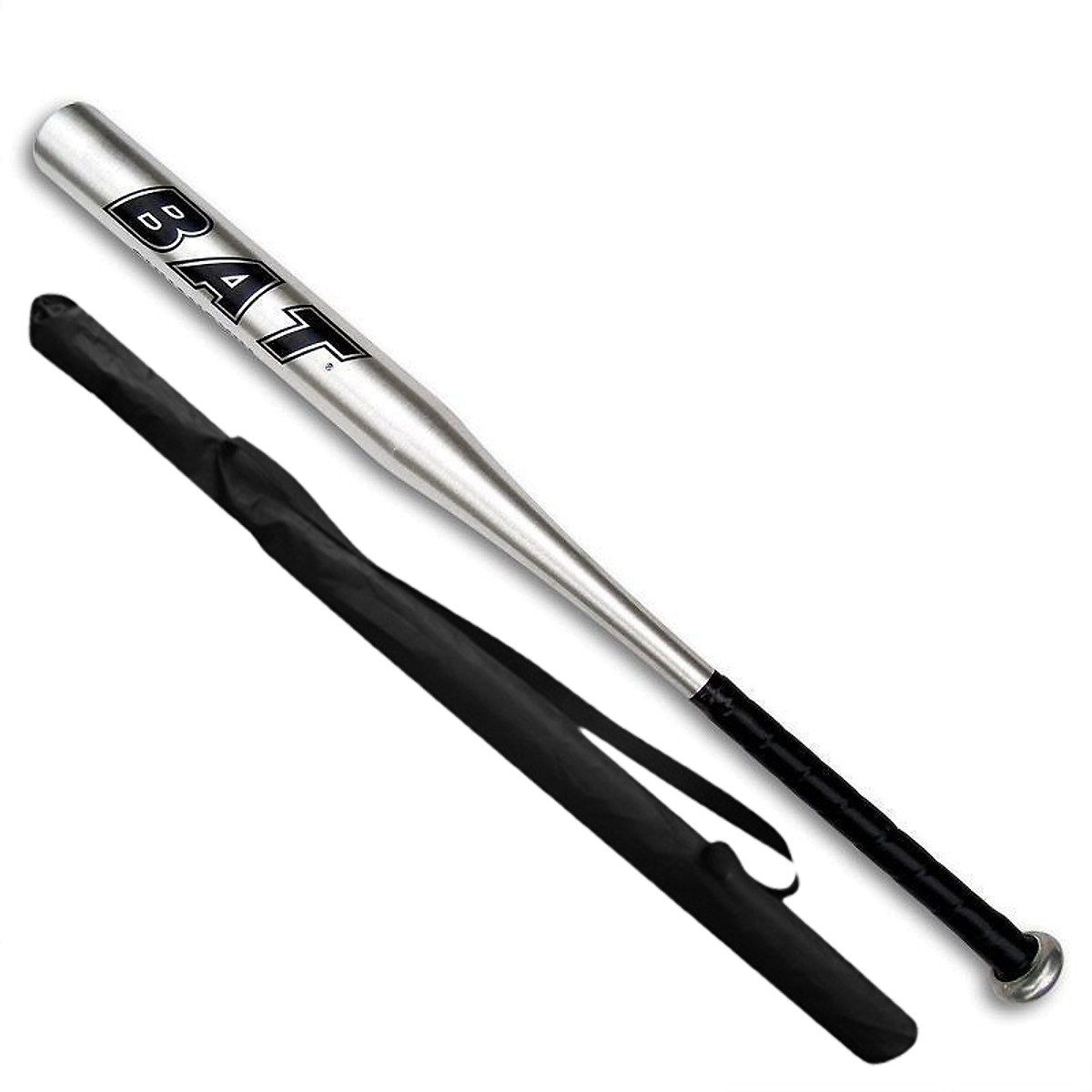 [HCM]Gậy bóng chày hợp kim nhôm cao cấp - gậy chính hãng dài 63cm - màu đen bạc