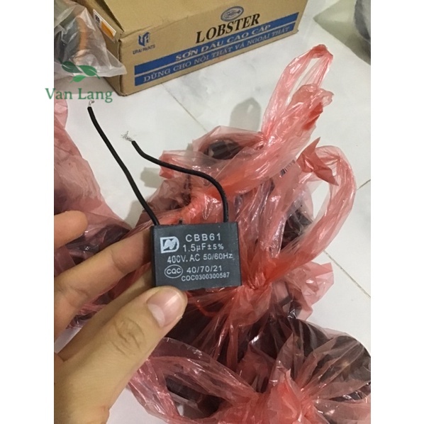 Tụ quạt điện 1,5uf 2uf 2,5uf 3uf 4uf