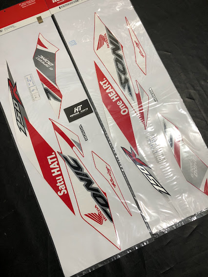 [HCM]Bộ Tem Sonic Trắng Đỏ Racing