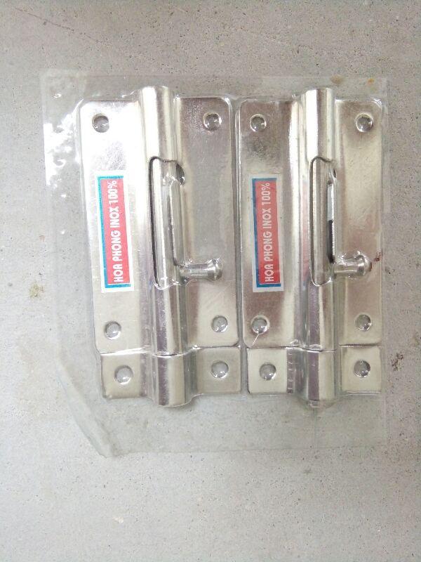 5 chiếc Chốt cửa ngang inox 5, 7,9 cm
