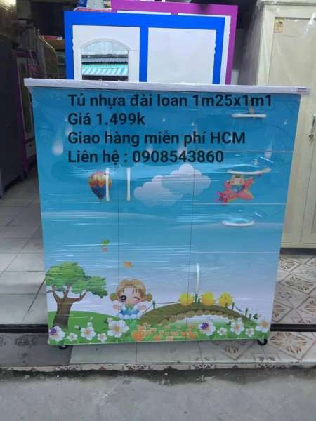 tủ nhựa trẻ em mẫu mới