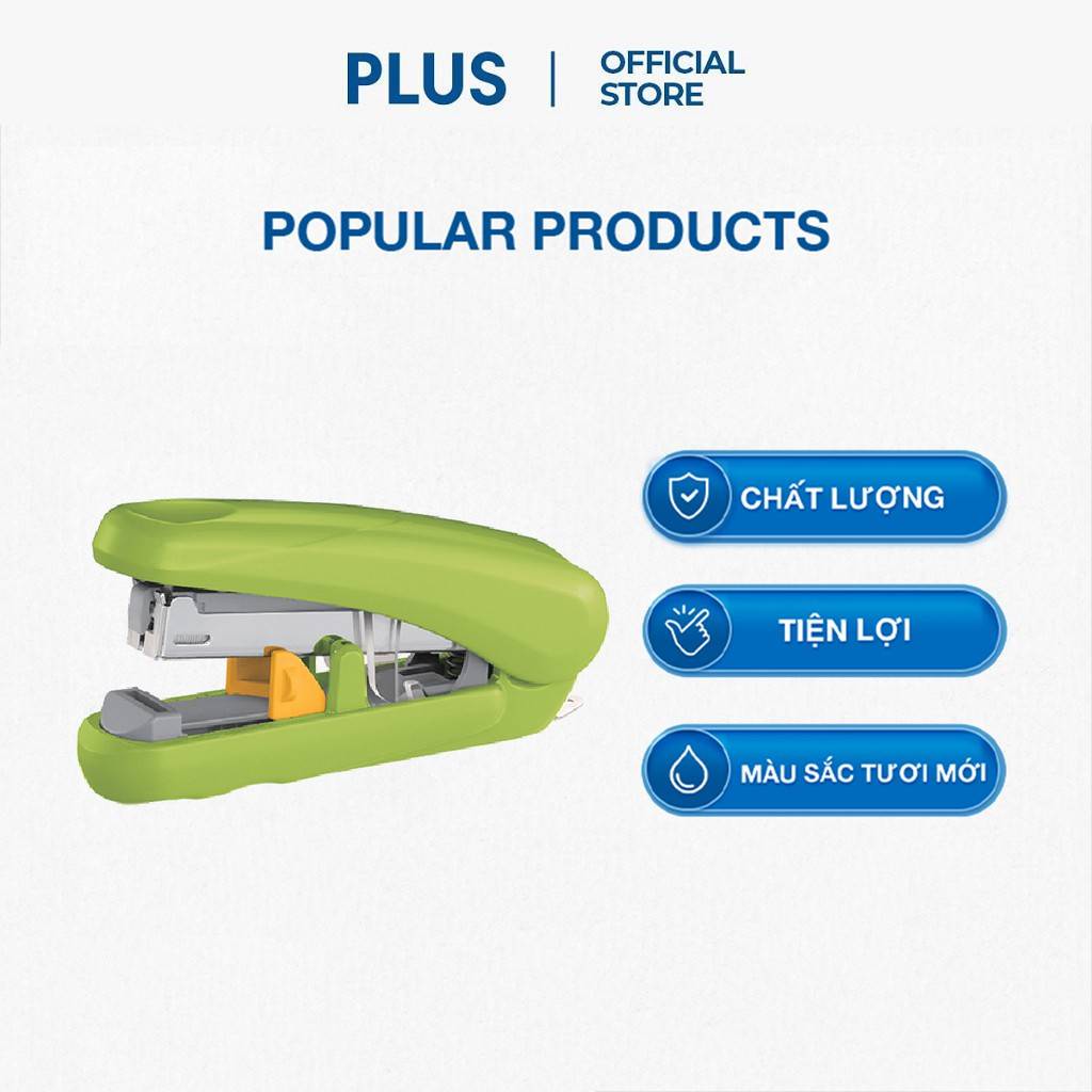 Đồ Bấm Dập Ghim Pitahit PLUS Kèm Hộp Kim Số 10
