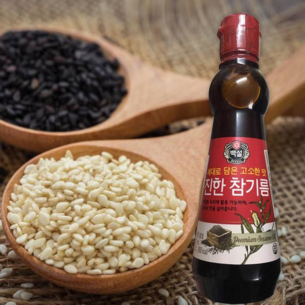 Dầu Mè Hàn Quốc Đậm Đặc Beksul chai 110ml / 320ml