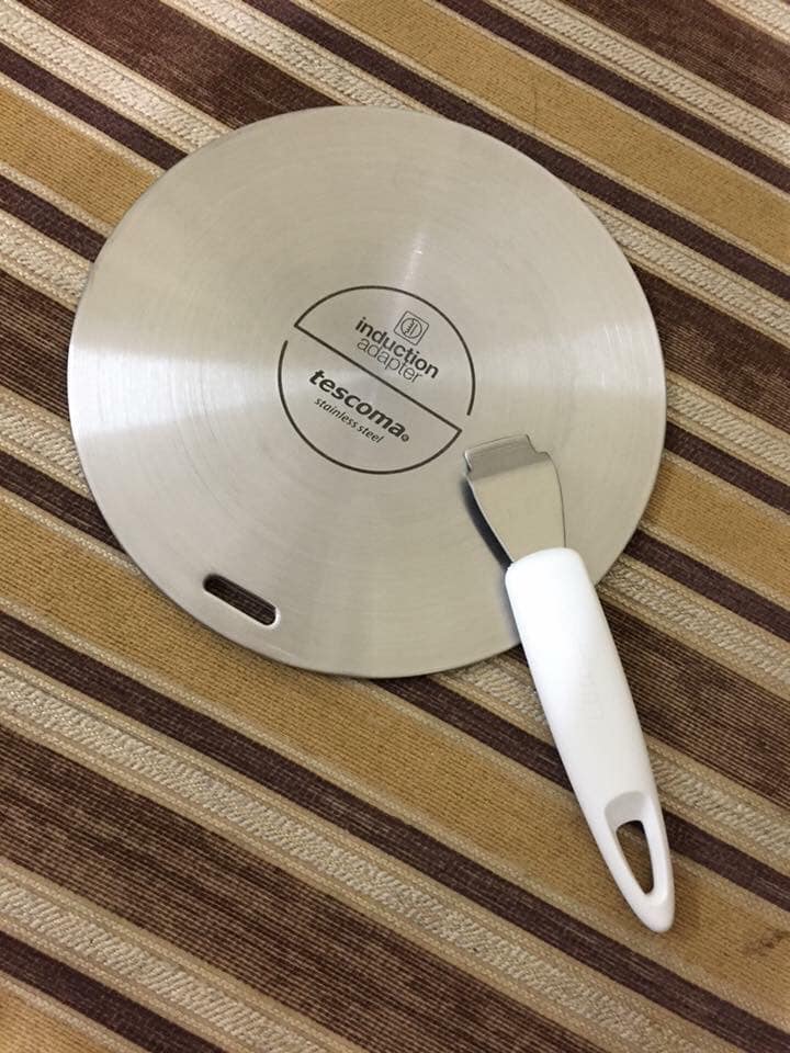 Đĩa chuyển nhiệt bếp từ TESCOMA 21cm chất liệu thép không gỉ, dẫn nhiệt tốt - Nhập khẩu Đức