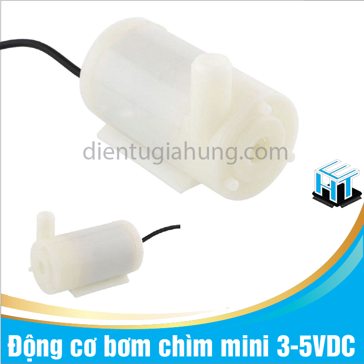 1 Cái Động cơ bơm chìm mini 3-5VDC (Màu ngẫu nhiên)