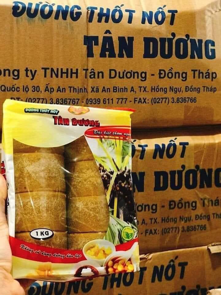 Đường thốt nốt Tân Dương, túi 1kg