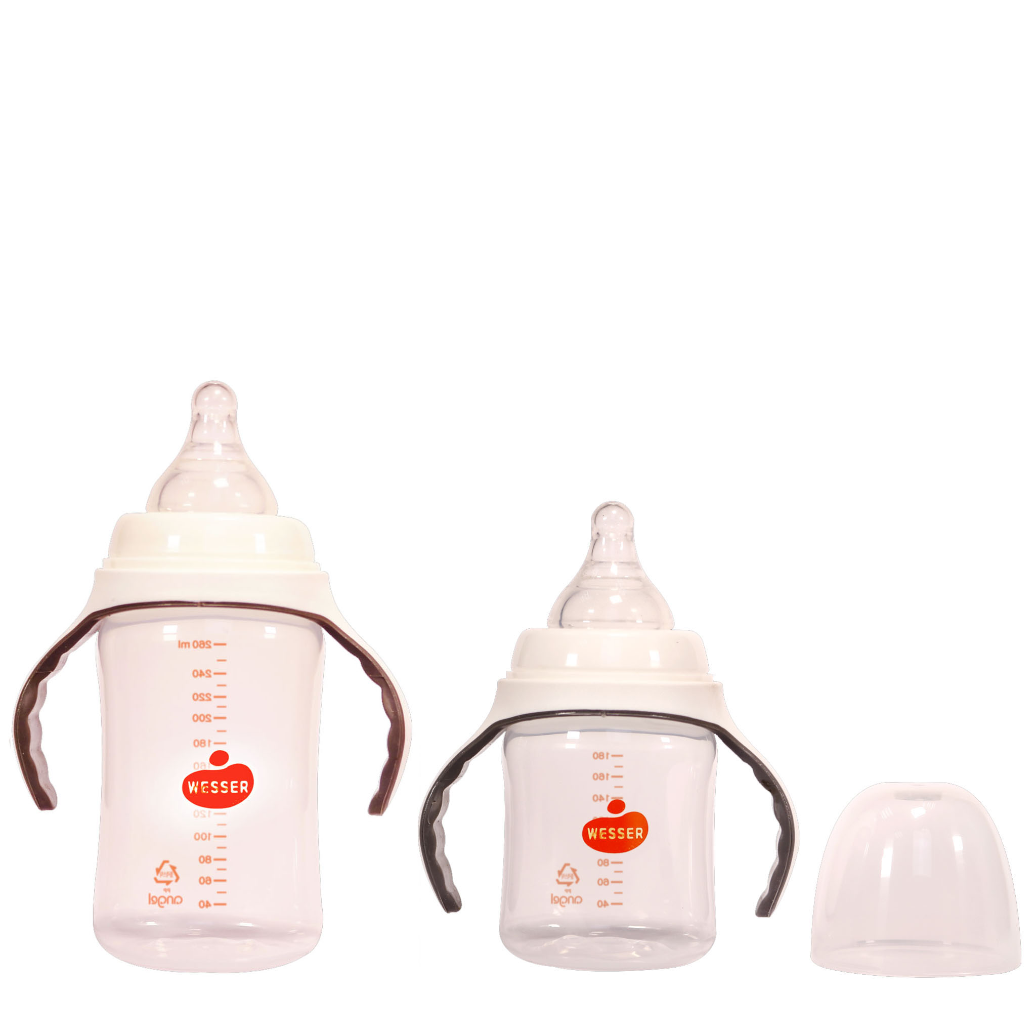 Bình Sữa PP Wesser Cổ Rộng 180/260ml