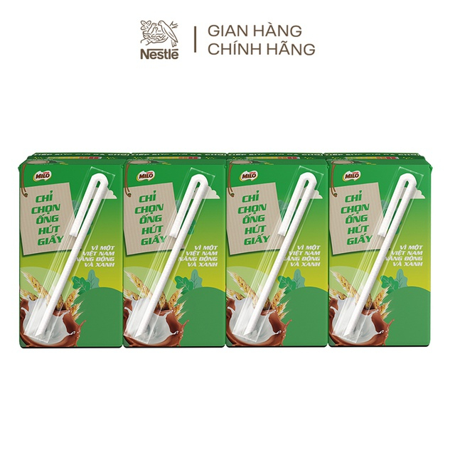 [Siêu thị WinMart] - Thùng 48 hộp sữa Milo Nestlé lúa mạch 115ml