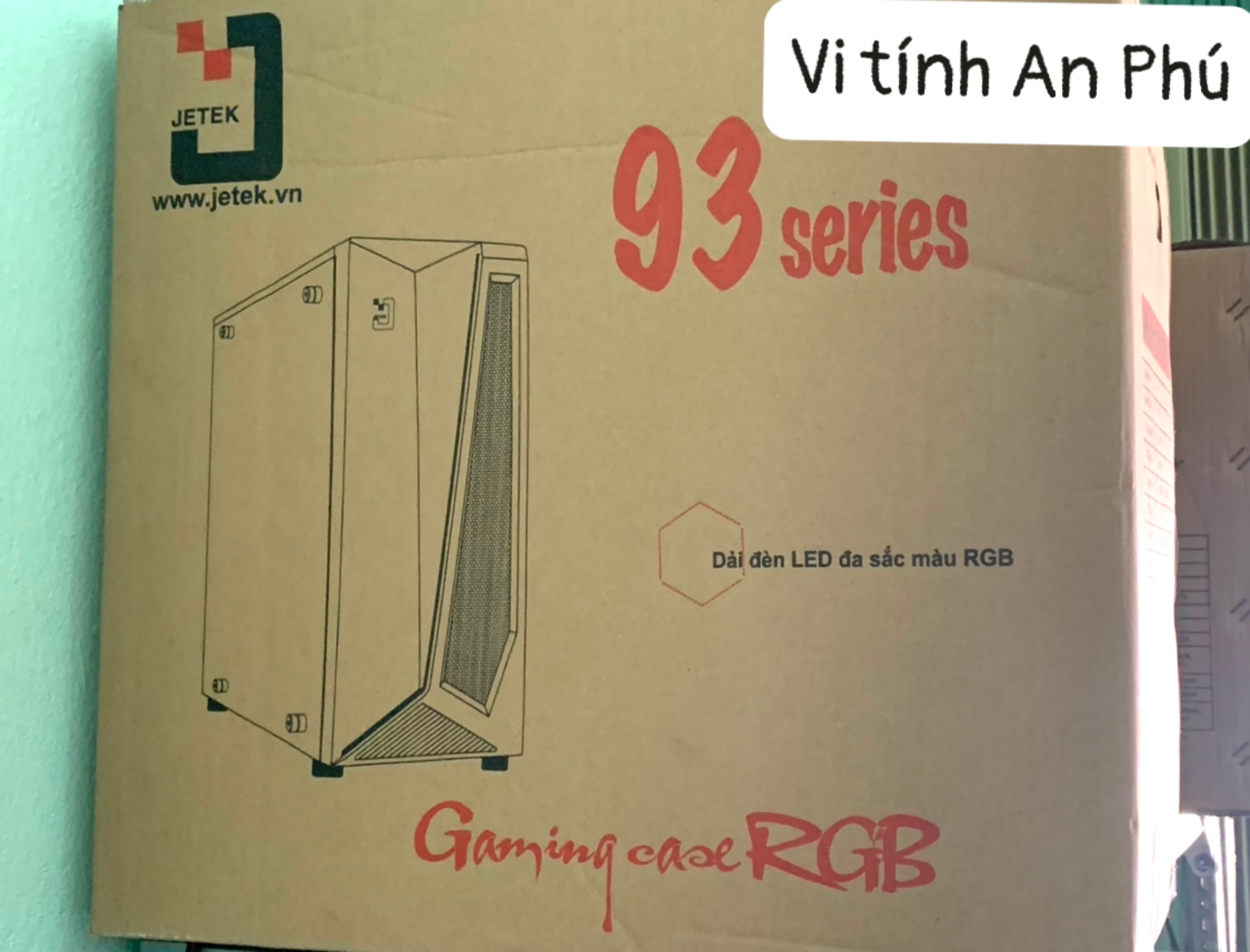 Case – Vỏ máy tính Jetek G9321W/B LED RGB