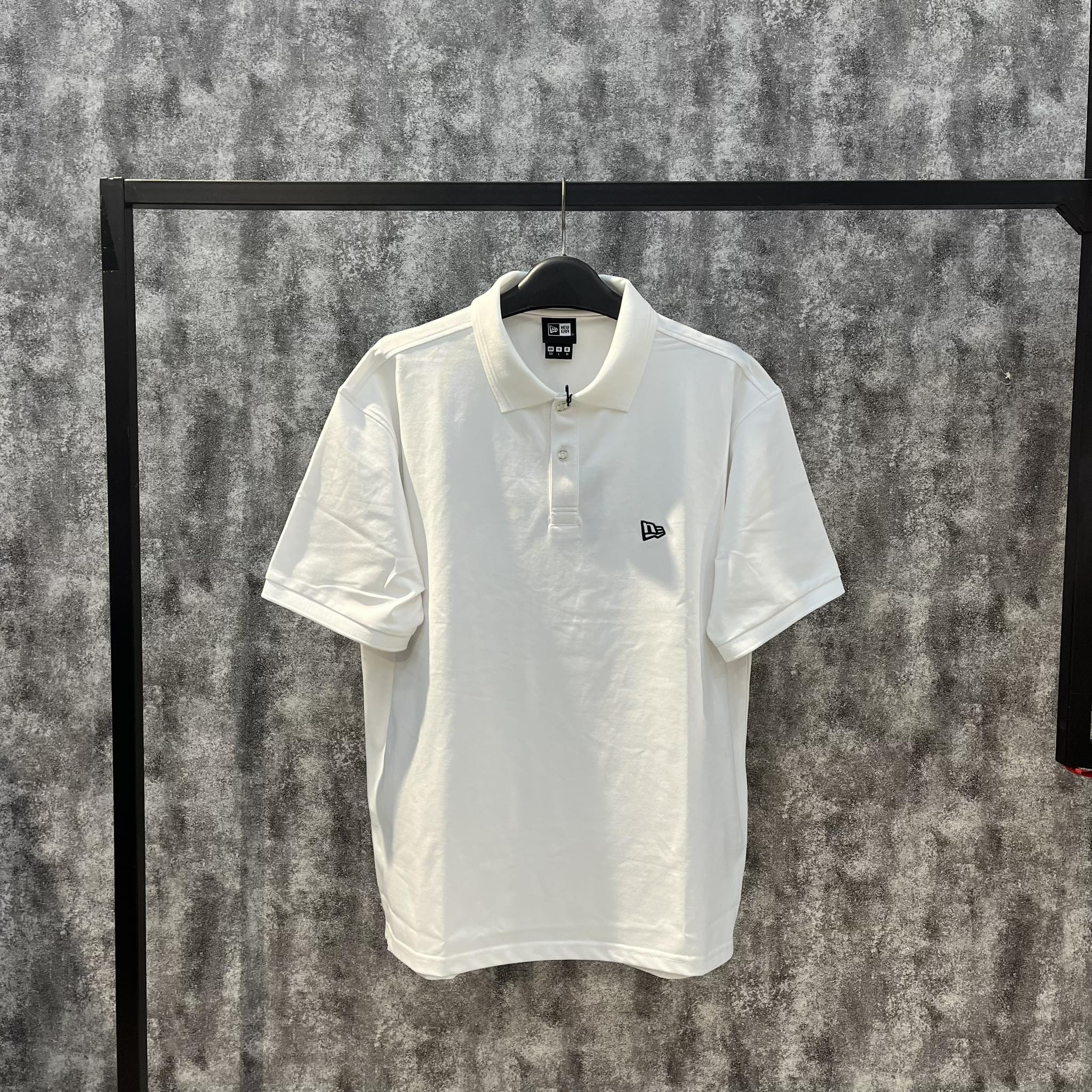 Áo polo chính hãng new era white shop xám store