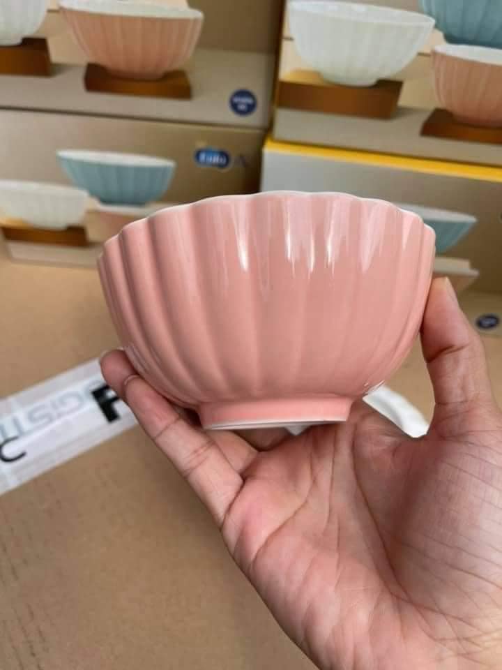Bộ 3 chén sứ sò Donghwa quà Enfa