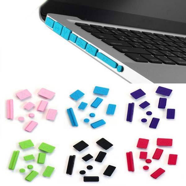Combo Case ,Ốp + Phủ phím Macbook Màu Đen ( Tặng Nút Chống Bụi )