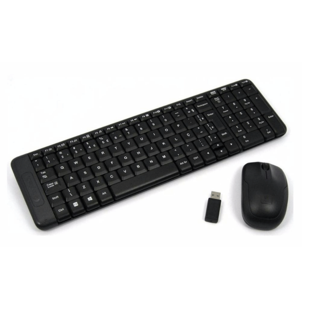 Combo Bàn phím + Chuột Logitech MK220 (Không dây - Kết nối USB)