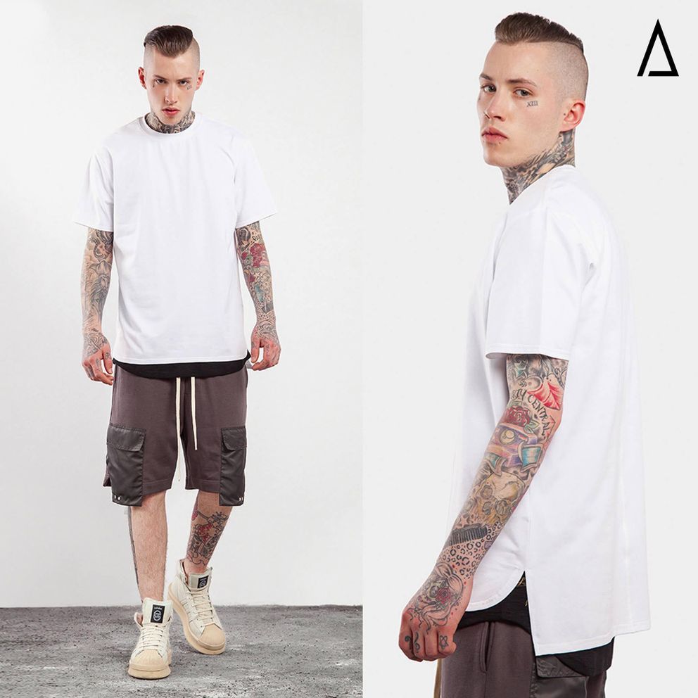 ÁO LONG TEE LIO TAY LỠ - ĐEN, TRẮNG, ĐỎ ĐÔ (HÀNG ĐẸP)