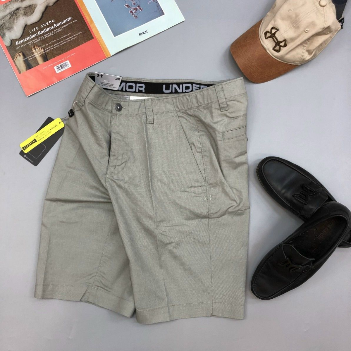 Quần Đùi Nam UDAM Quần Short Kaki Dày Mềm Thoáng Mát VIETNAMOUTDOOR