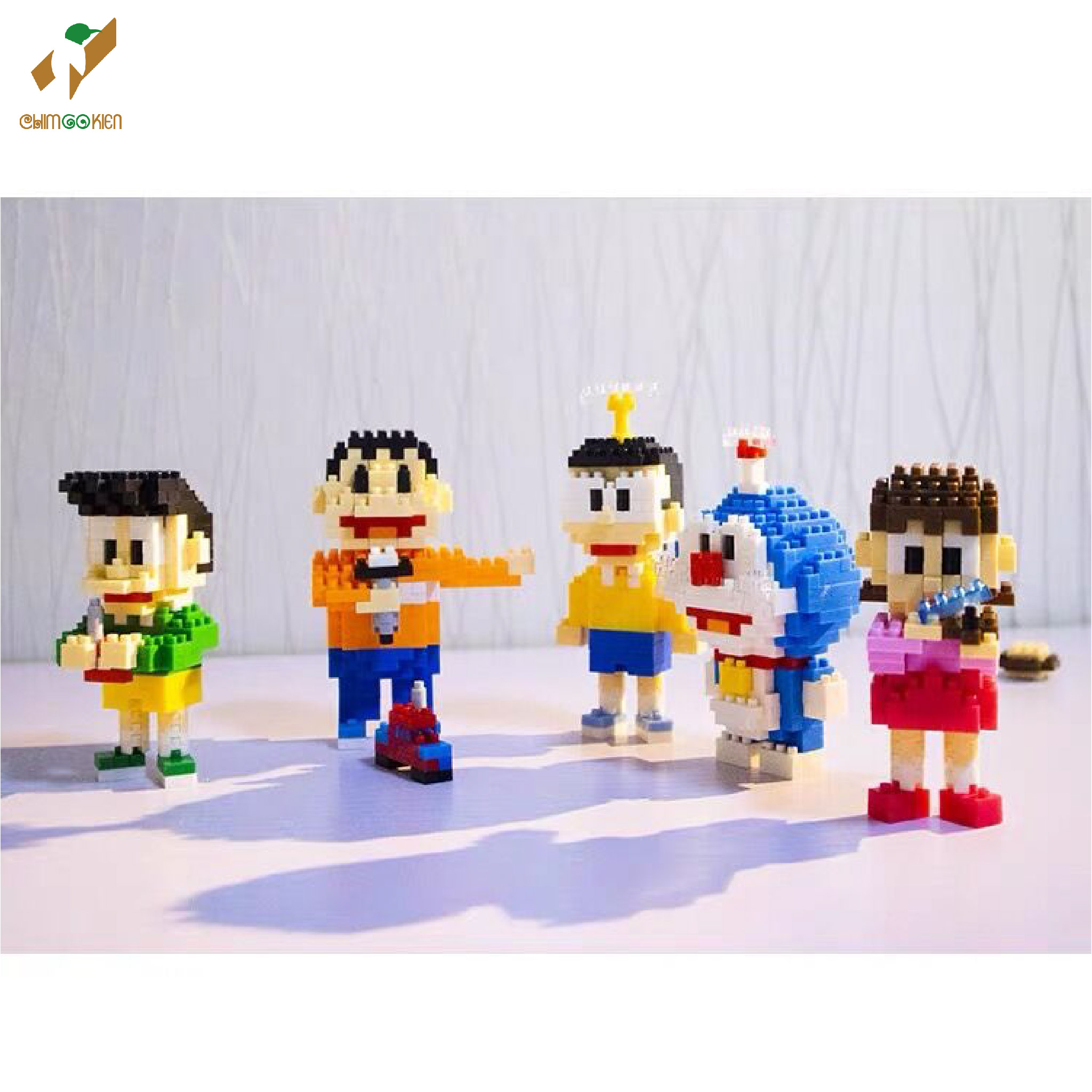 Mô hình lego Doraemon xếp hình lego 250 chi tiết