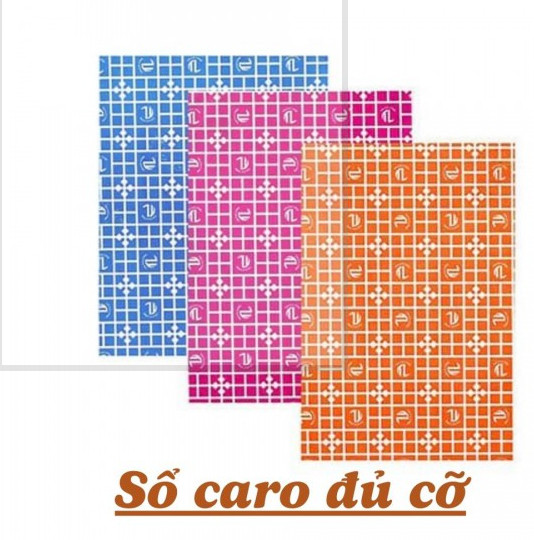 Sổ caro 30x40 - 192 trang