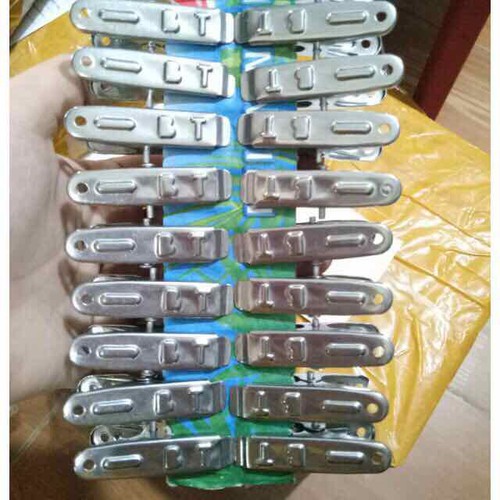 SET 20 KẸP QUẦN ÁO INOX