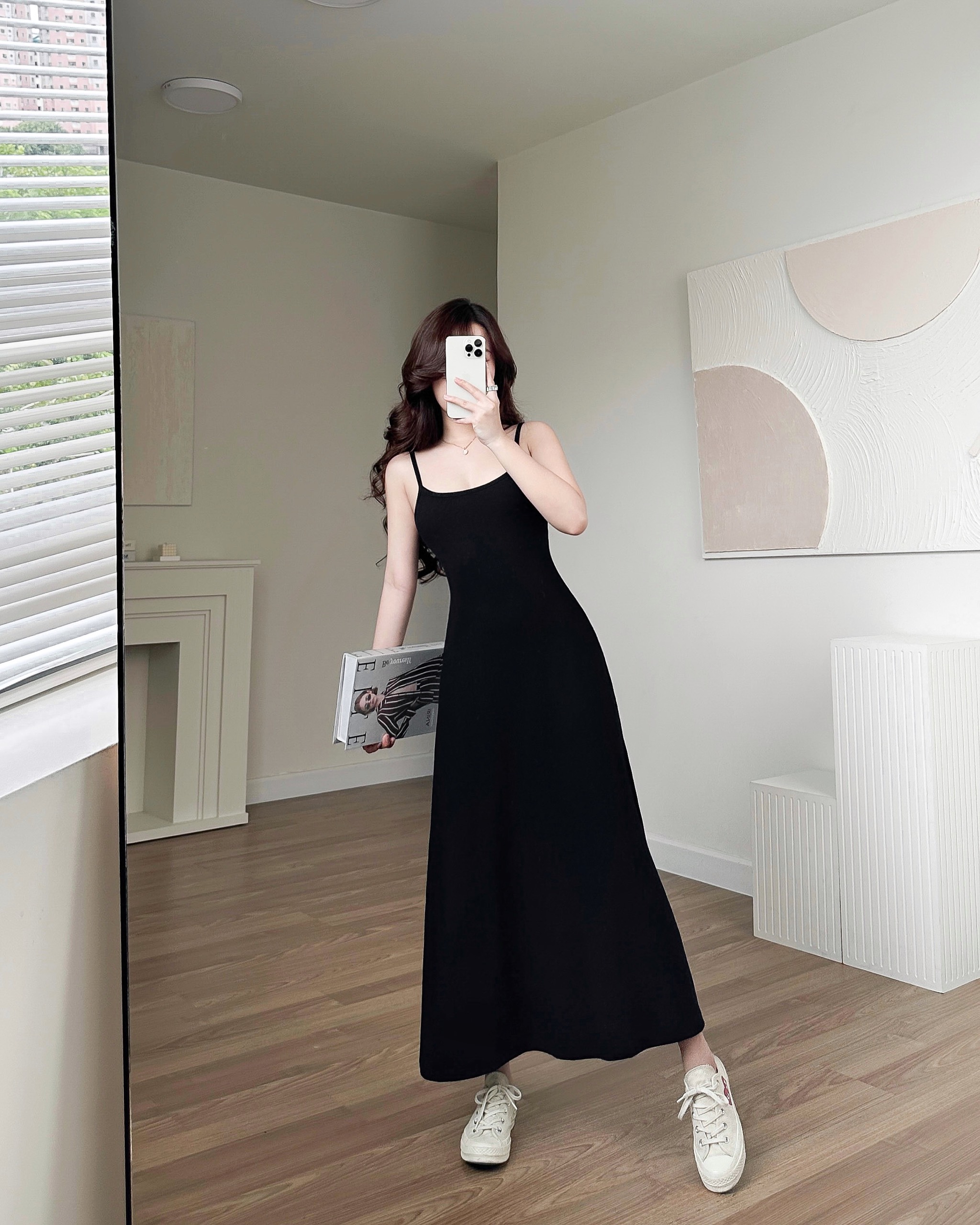 ZAREEN | ĐẦM 2 DÂY DÁNG DÀI DAX75
