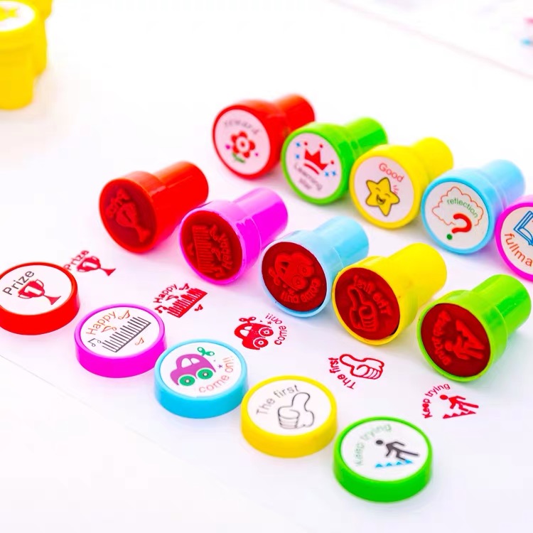 Bộ 10 Con Dấu Nhựa Lời Khen