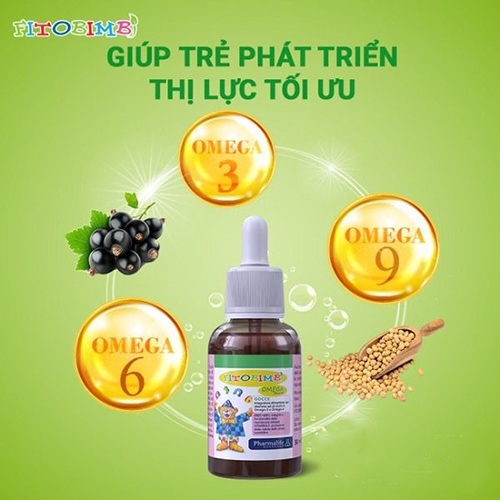 [Kèm quà tặng]Fitobimbi Omega Junior - Phát triển trí não cho bé (Lọ nhỏ giọt 30ml)