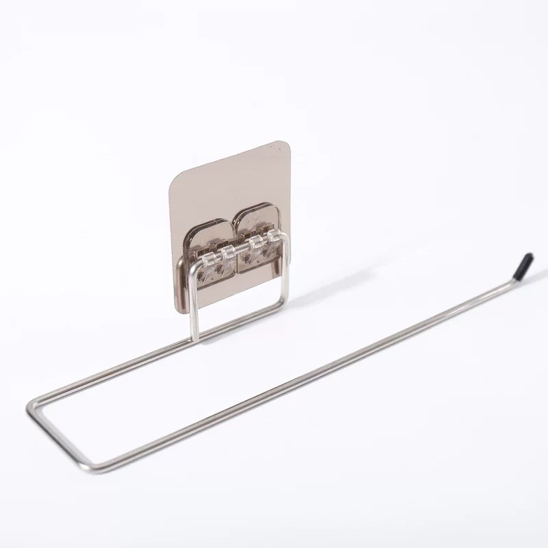 Móc Treo Cuộn Giấy Nhà Bếp Giá Treo Khăn Giấy Cuộn Thép Không Gỉ Kệ Không Khoan BY852