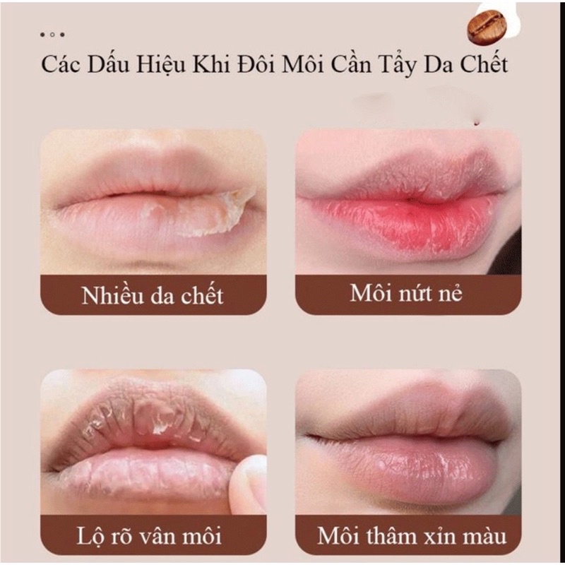 Coffee lip scrub lip scrubber