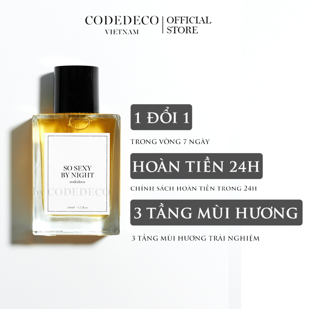 Tinh dầu nước hoa CODEDECO So Sexy By Night 50ml