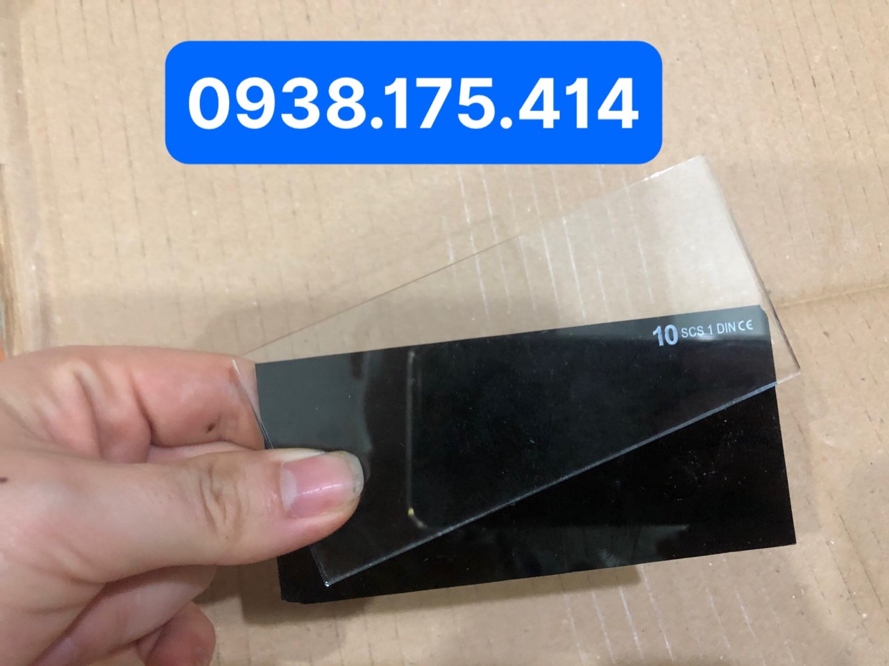 Bộ kính hàn đen + kính hàn trắng Đức ( SCS)