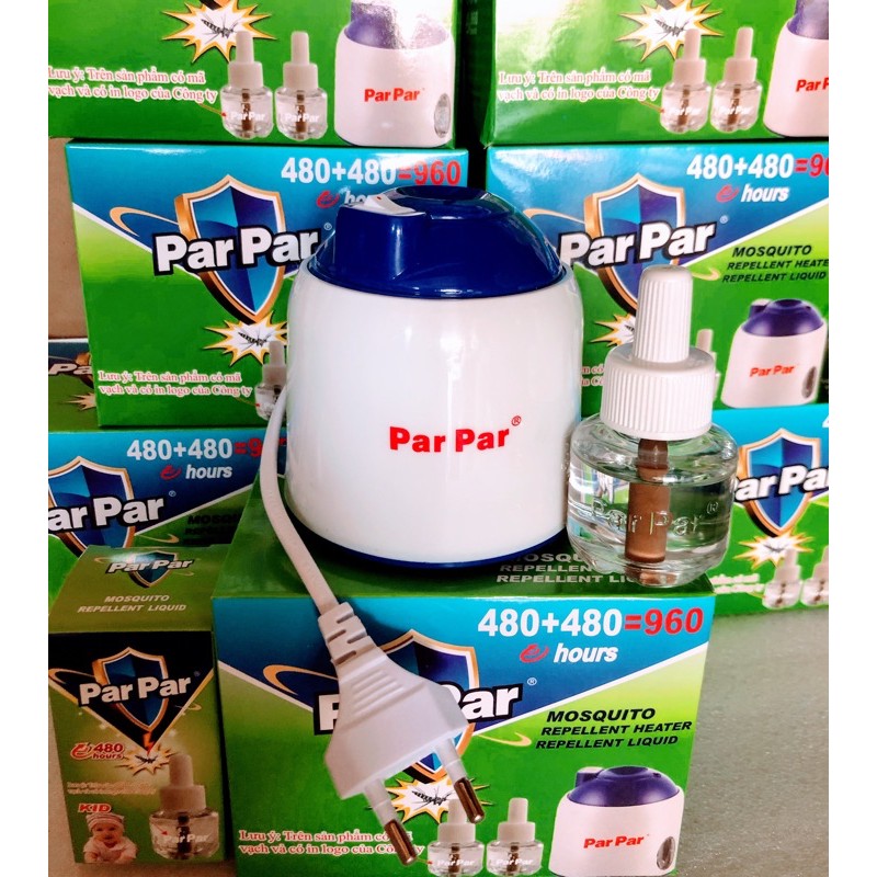 Máy đuổi muỗi xông tinh dầu parpar (CAM KẾT HÀNG LOẠI 1)