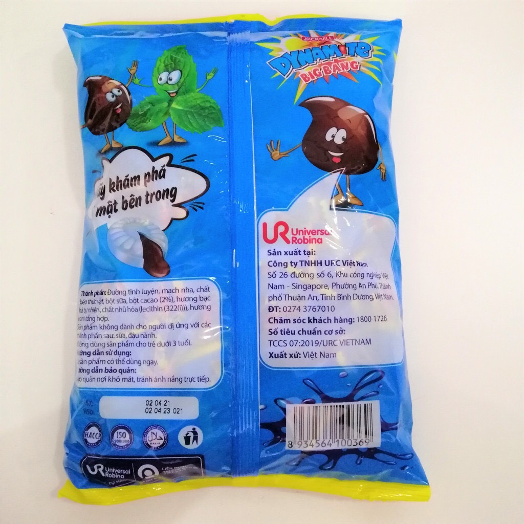 Kẹo Dynamite BigBang Hương Bạc Hà Nhân Sôcôla (1 viên) [QUÀ TẶNG]
