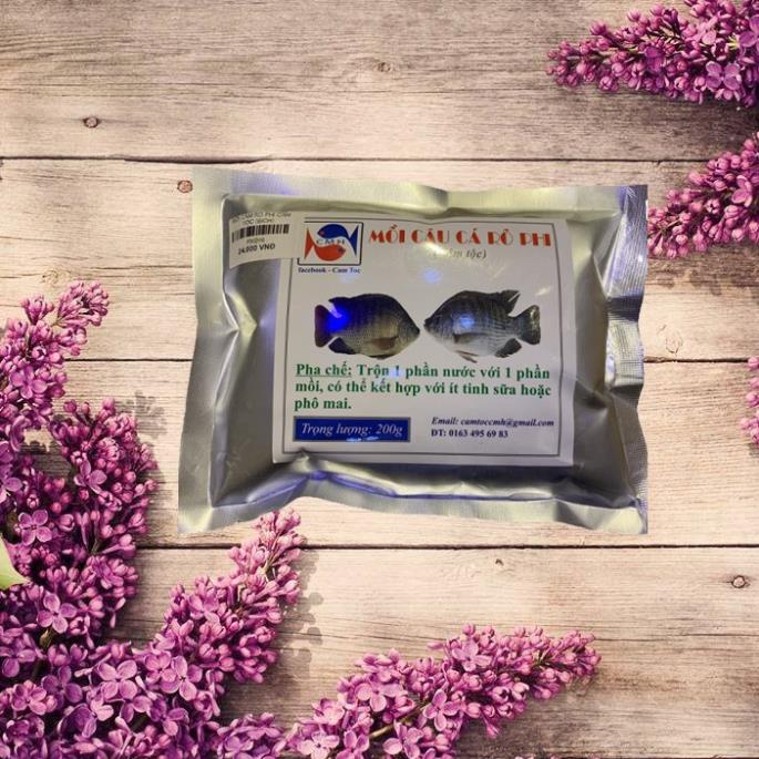 Mồi câu cá rô phi (cám tộc) 200g