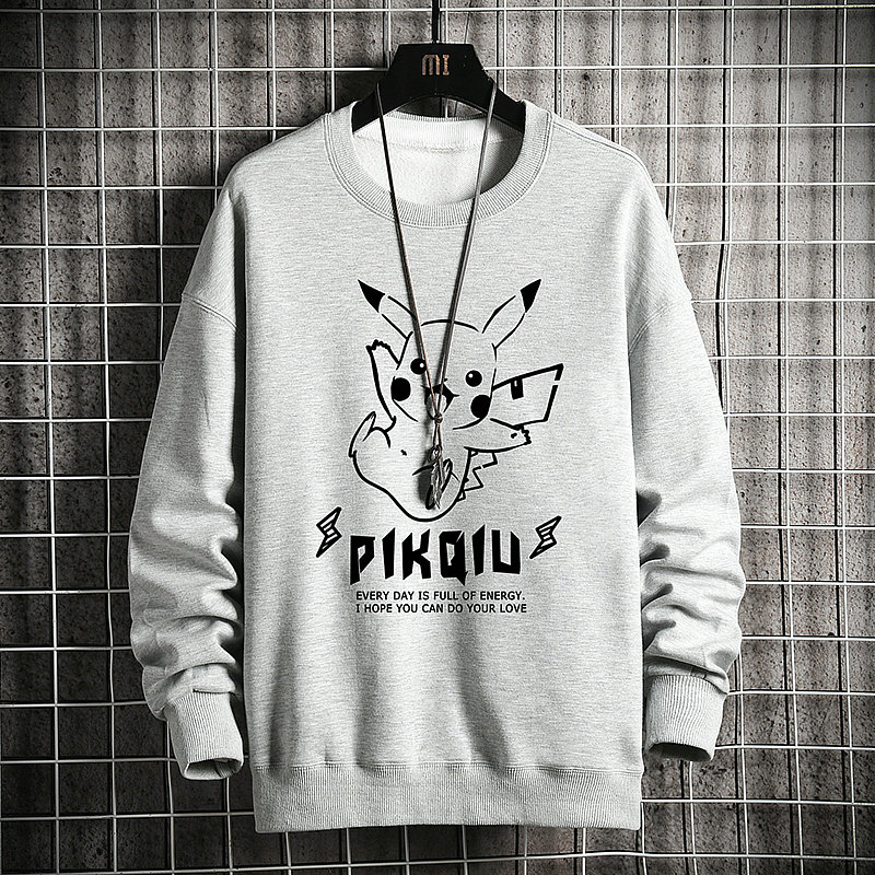 [ Giảm Giá Sốc ]  Áo Sweater Nỉ Chui Nam Nữ Họa Tiết Pikachu PIKQIU Dễ Thương Phong Cách Trẻ Trung Cá Tính Hiện Đại FS HHH MEN TOP 172