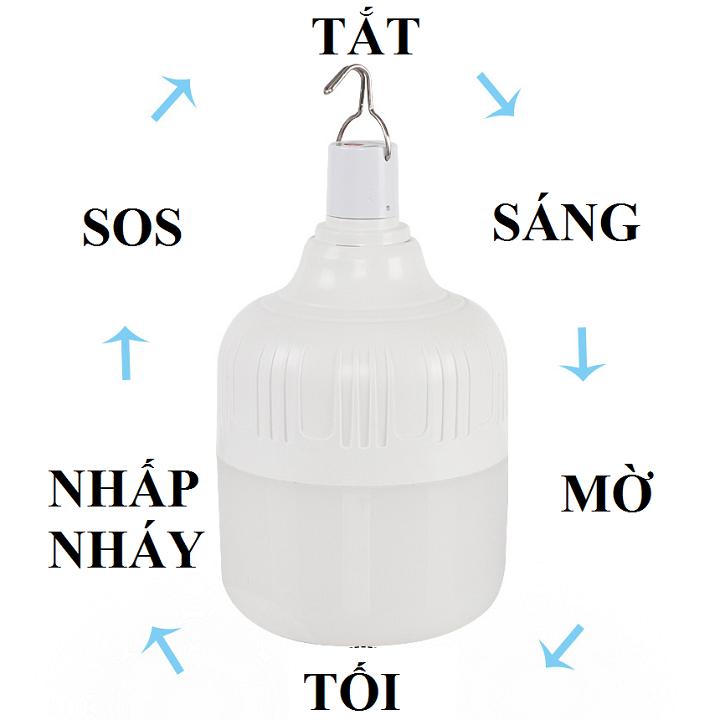 [HCM]Đèn LED tích điện 5v- từ 100w đến 200w