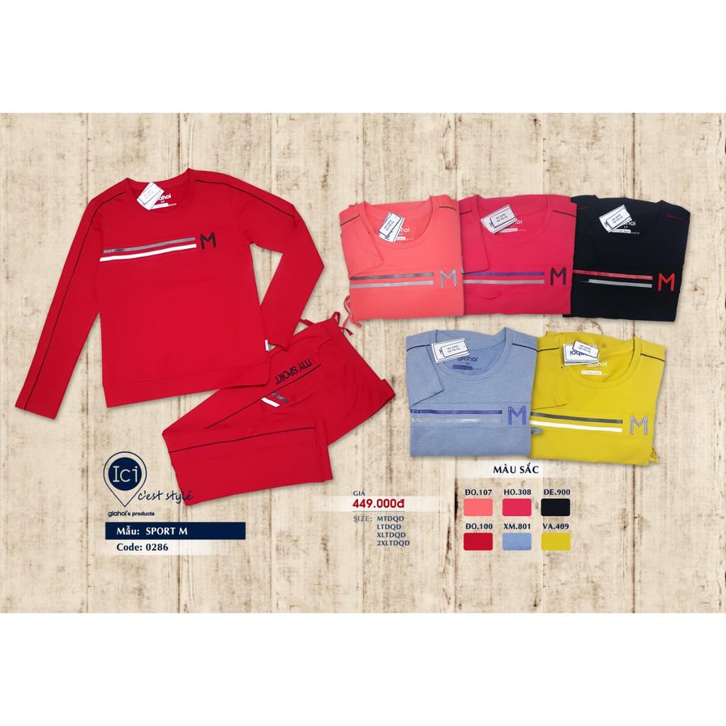 Bộ Thu Đông Gia Hồi Sport M