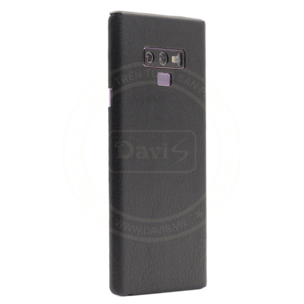 Dán da full viền cho galaxy Note 9, làm từ da thật cao cấp - Chính hãng Davis