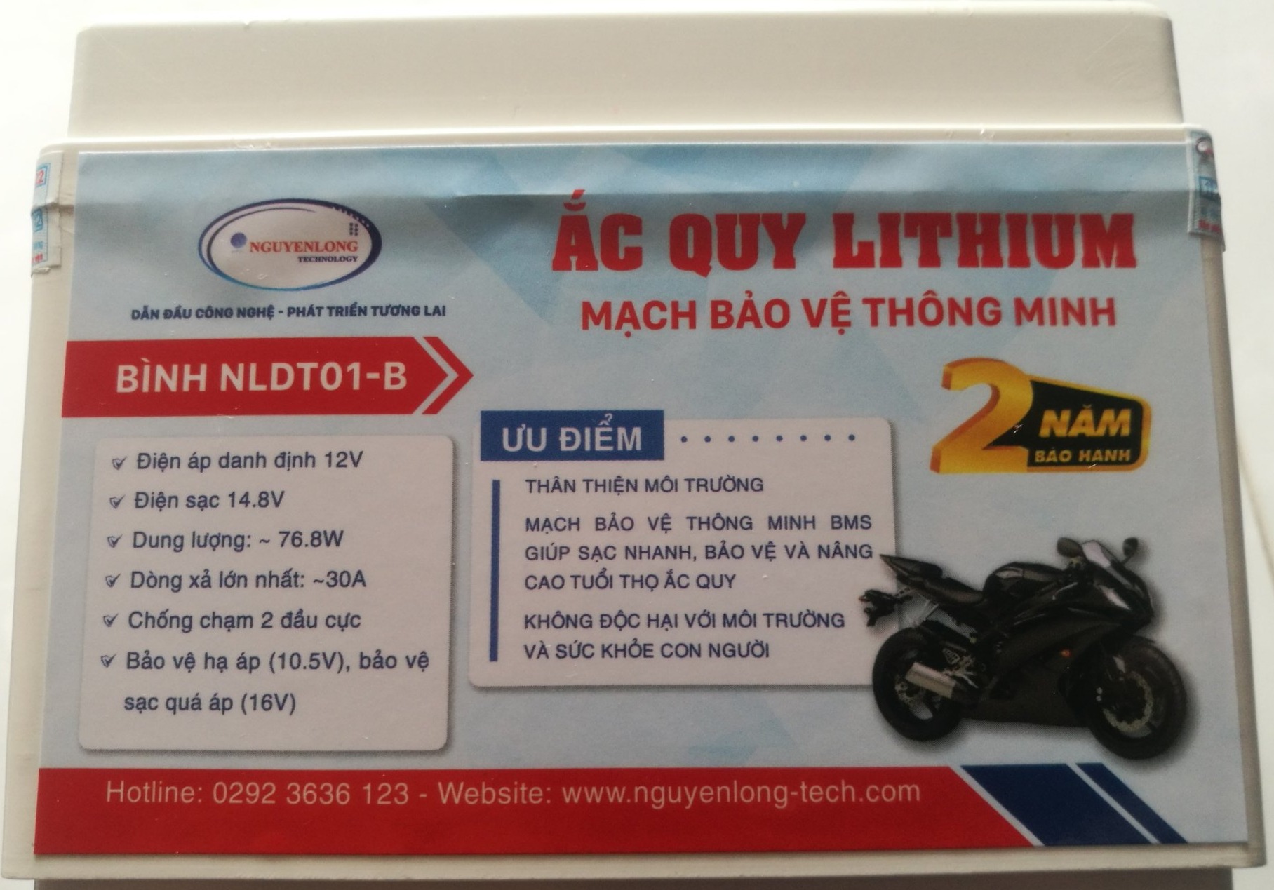 ẮC QUY LITHIUM NLDT01B