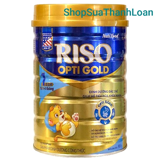 (HSD T1-2024) Sữa Bột Nutifood Riso Opti Gold 1 850g.