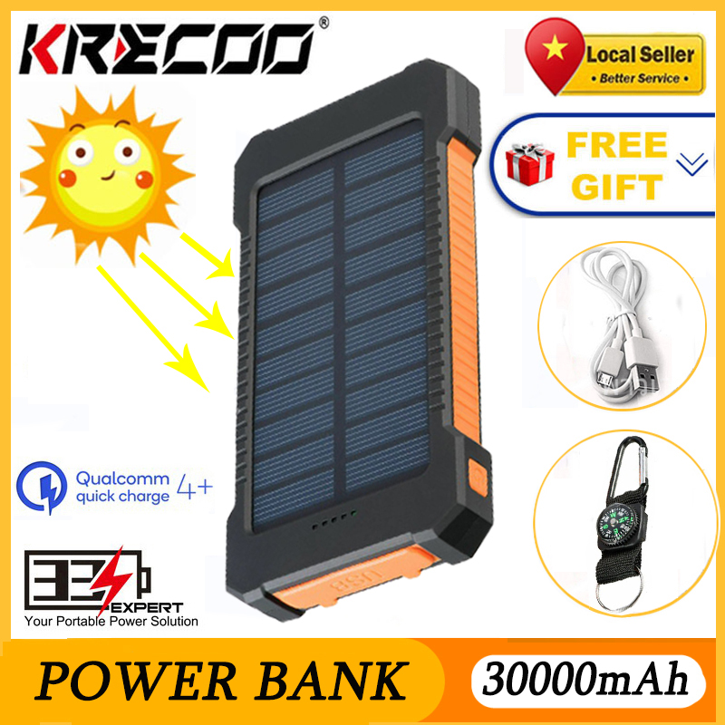 BÁO GIÁ SẠC DỰ PHÒNG NĂNG LƯỢNG MẶT TRỜI | Shopee Lazada Sendo Tiki mới nhất 48 Miễn phí vận chuyển Sạc Dự Phòng 30000 MAh Năng Lượng Mặt Trời Tốt Nhất Hiện Nay-Sạc Dự Phòng Năng Lượng Mặt Trời Cho Du Lịch, Du Lịch Bụi, Sạc Dự Phòng Năng Lượng Mặt Trời Chính Hãng