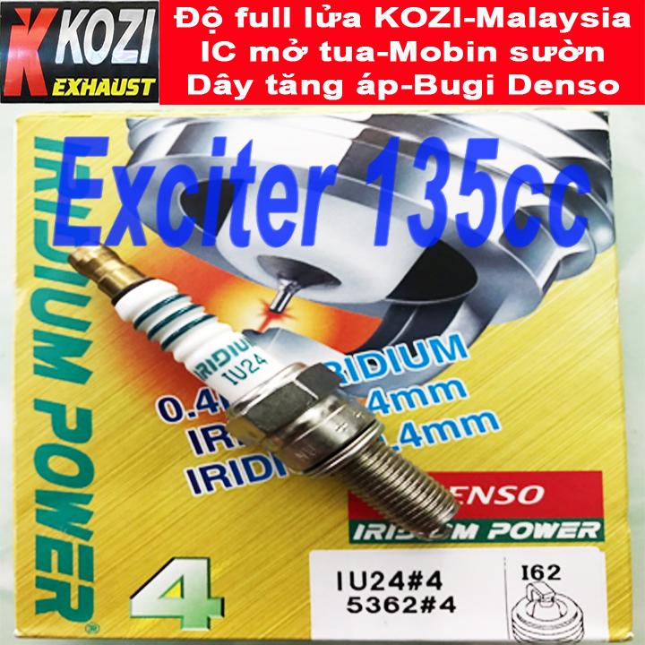 Độ full bộ tứ cho dàn lửa xe Exciter 135cc - KOZI Malaysia