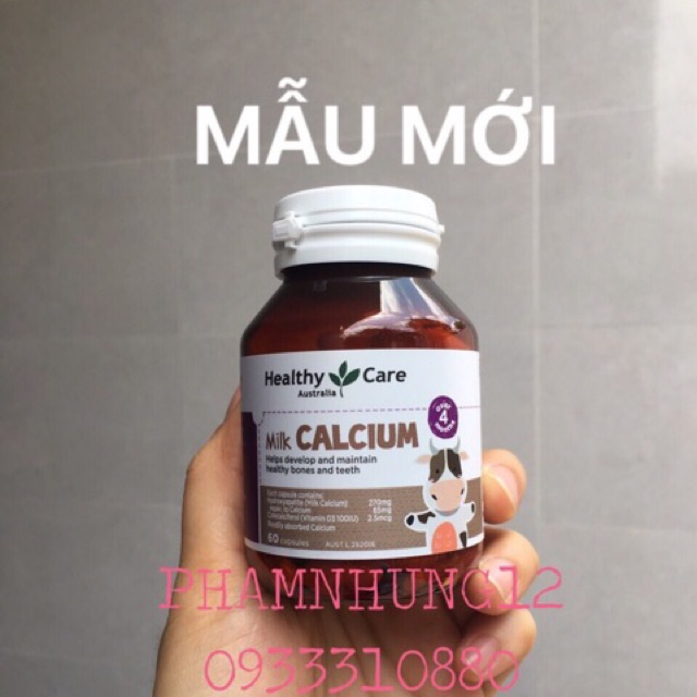 Canxi milk Healthy Care 60 viên.