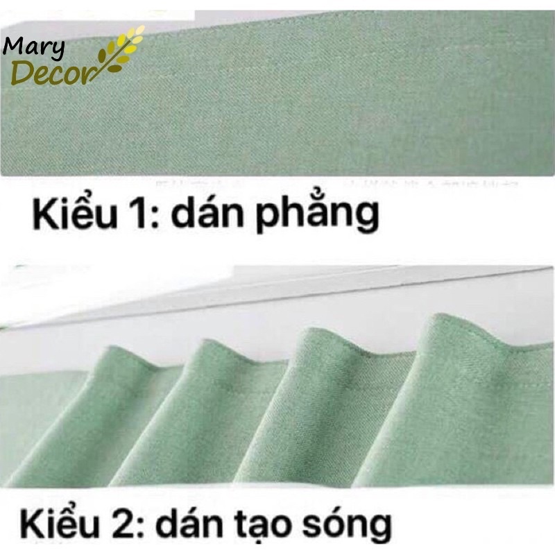 Rèm cửa rèm dán 2 lớp cắt ngôi sao homezdecor