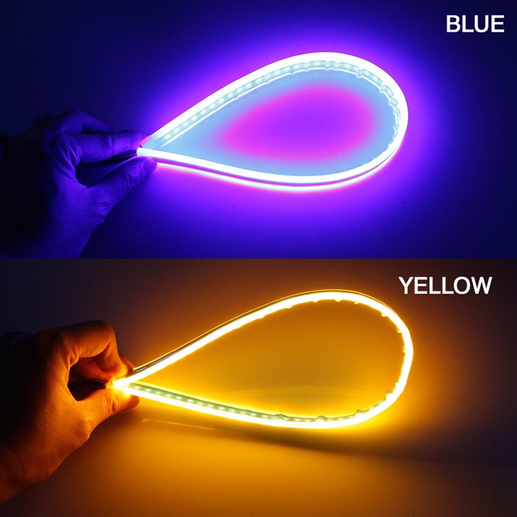 Bộ 2 dải đèn led mí đèn pha ô tô dài 60cm