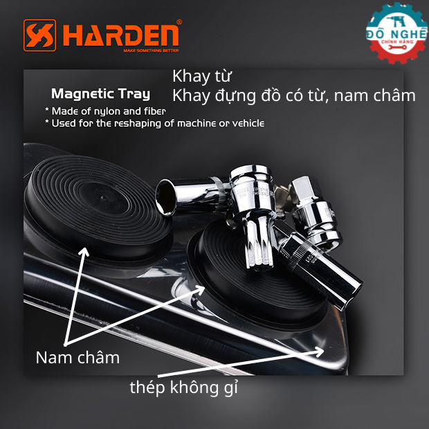 Khay nam châm đựng ốc bằng thép không gỉ