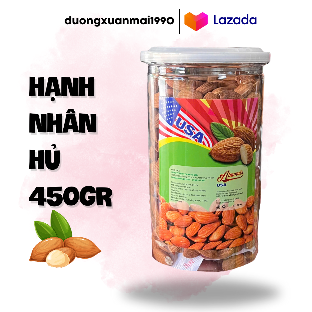 Hạnh Nhân Nhập Khẩu Mỹ Hủ Cao Cấp , Quà Tặng Tết