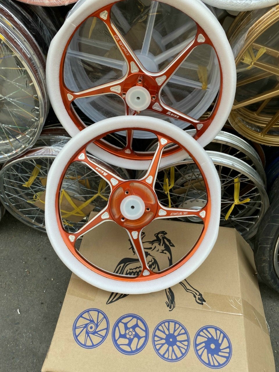 Mâm asiro cnc satria raider fi