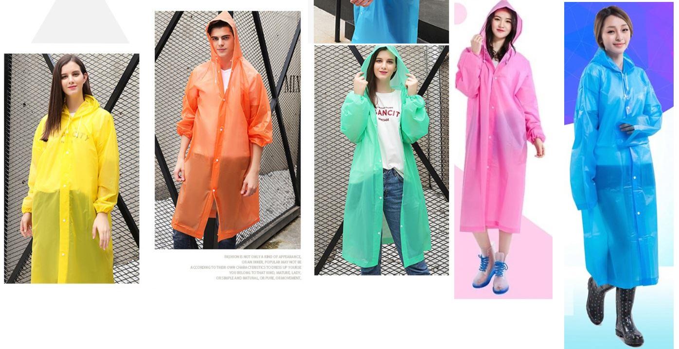 Áo mưa EVA thời trang cao cấp (Nhiều màu) ( NHƯ HÌNH 100 % ) 1