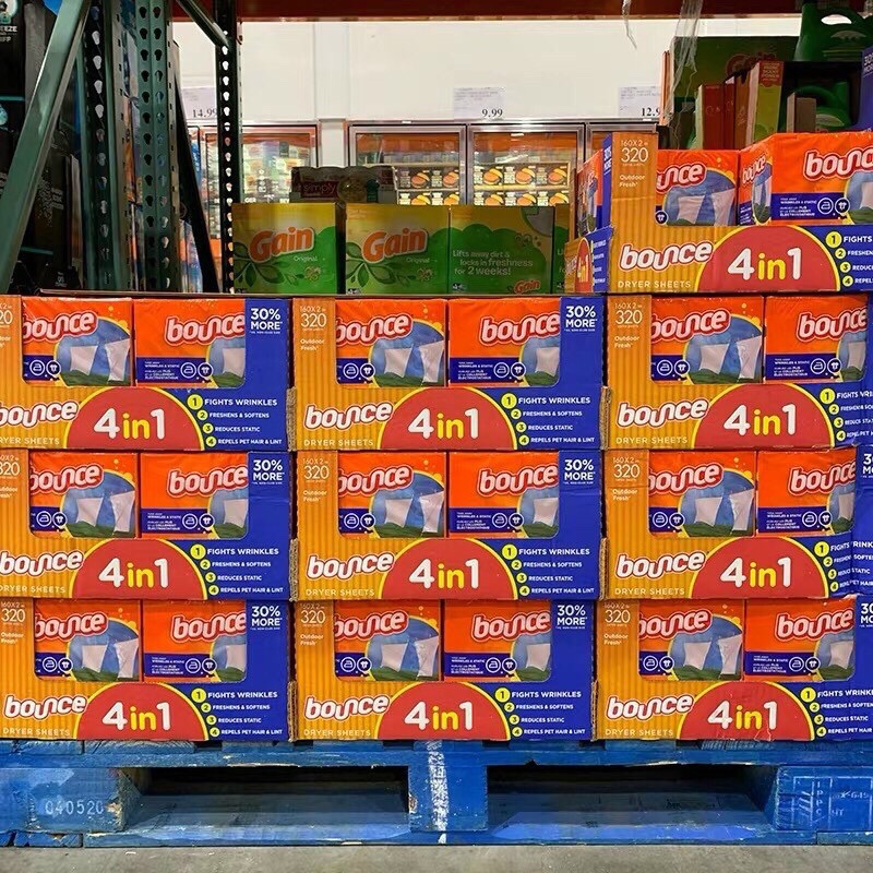 [HCM]Giấy thơm quần áo Bounce 160 tờ - Mỹ