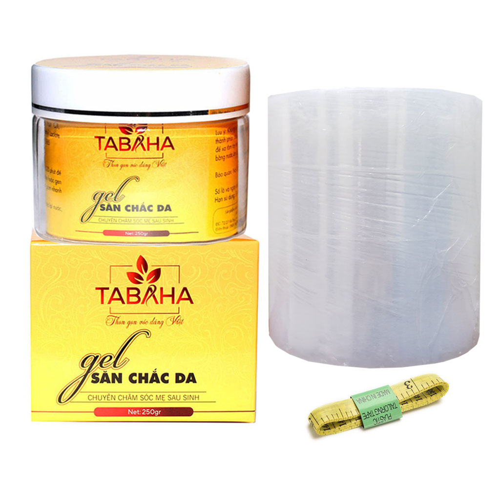 [Tặng màng quấn bụng PE] Kem tan mỡ bụng thiên nhiên Tabaha 250g Chính Hãng