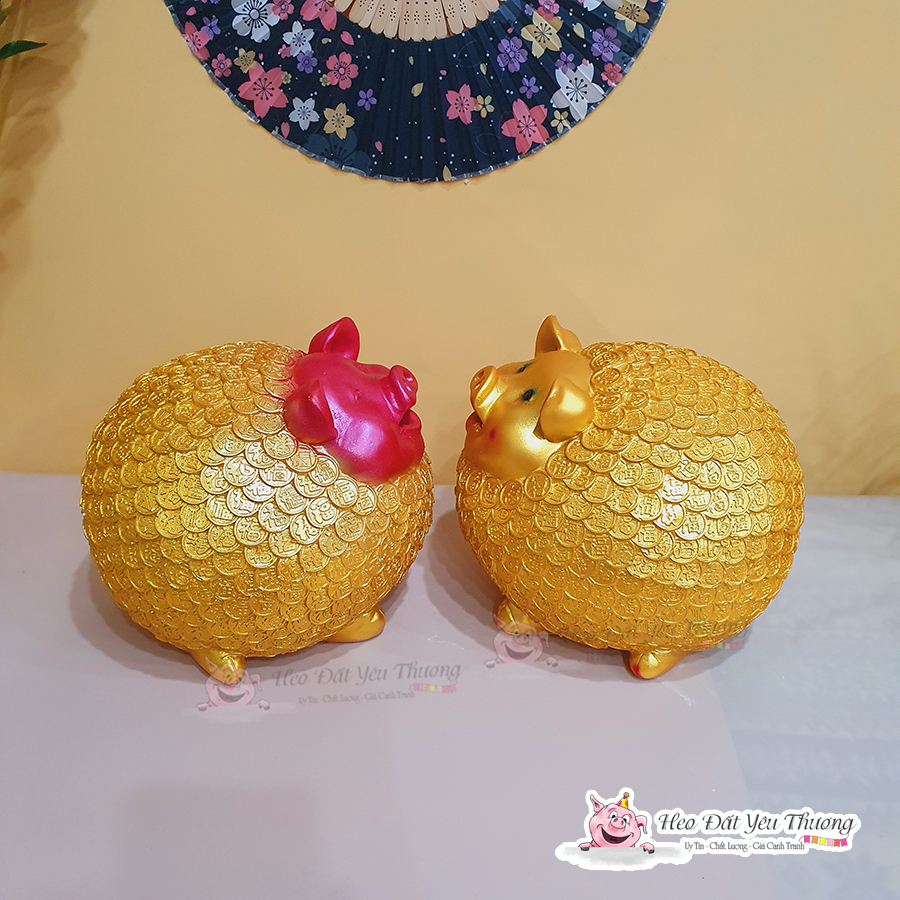 Lợn đồng xu phong thủy phiên bản mới